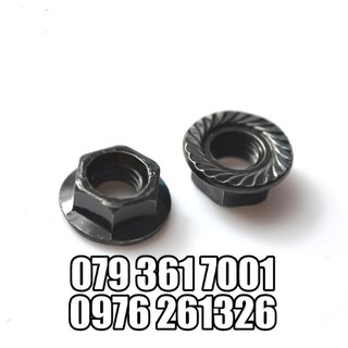 Đai ốc long đền xi đen _tán long đền xi đen _bịch 50 con