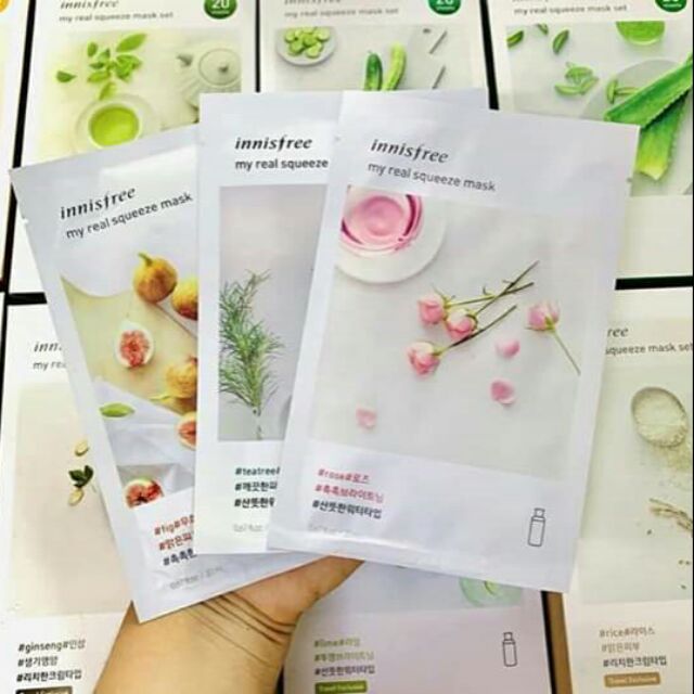 MẶT NẠ GIẤY INNISFREE REAL SQUEEZE MASK