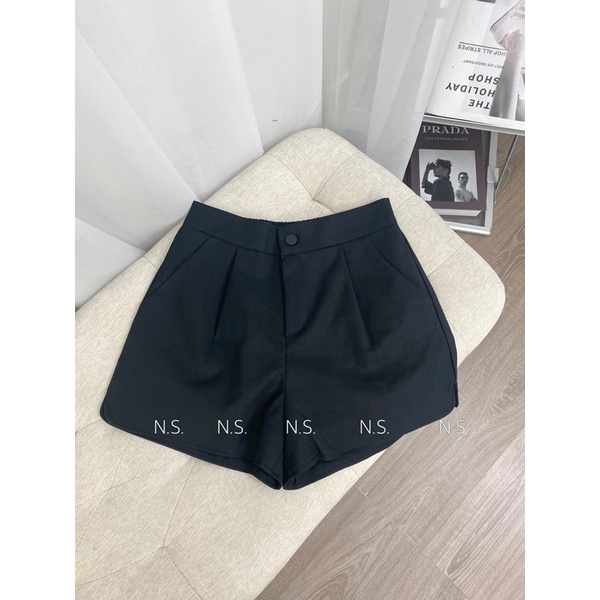 Quần short vải chun lưng