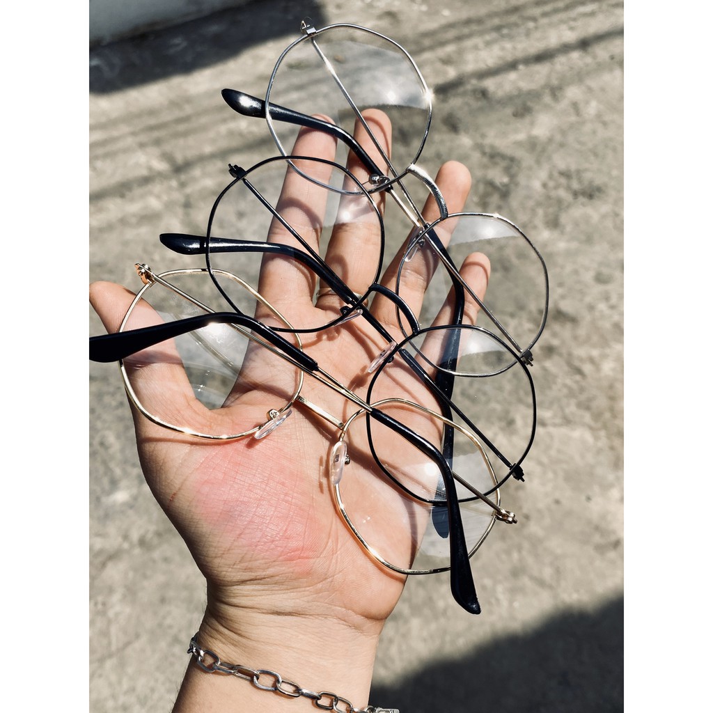 Kính giả cận ♥️FREESHIP♥️ Mắt kính giả cận LỤC GIÁC 7007 gọng tăm siêu hot | BigBuy360 - bigbuy360.vn