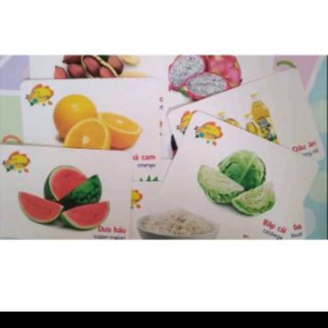 Bộ Thẻ Học Thông Minh.16 Chủ Đề Song Ngữ Anh-Việt