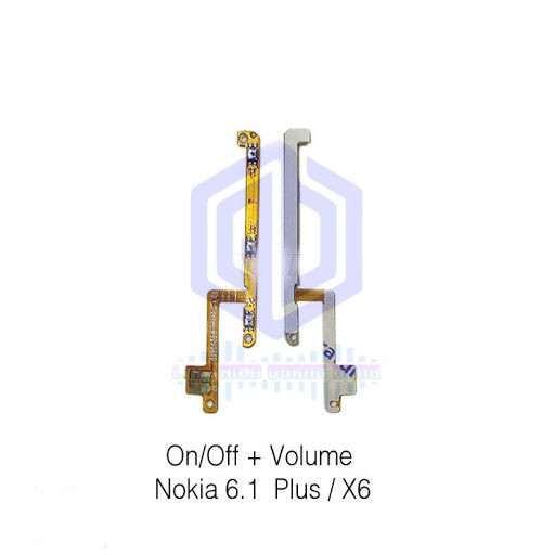DÂY NÚT NGUỒN - ÂM LƯỢNG NOKIA 6.1 PLUS / X6 ZIN