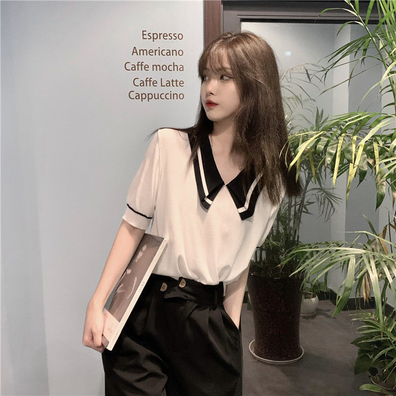 Áo Thun Polo Ngắn Tay Phong Cách Hàn Quốc Dành Cho Nữ | BigBuy360 - bigbuy360.vn