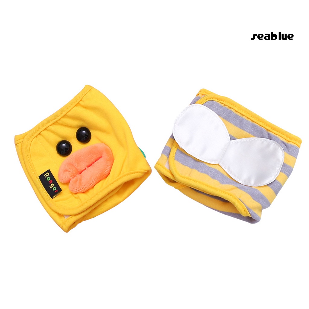 Quần lót sinh lý bằng vải dệt kim in hoạt hình chống rò rỉ chỉnh được cho thú cưng