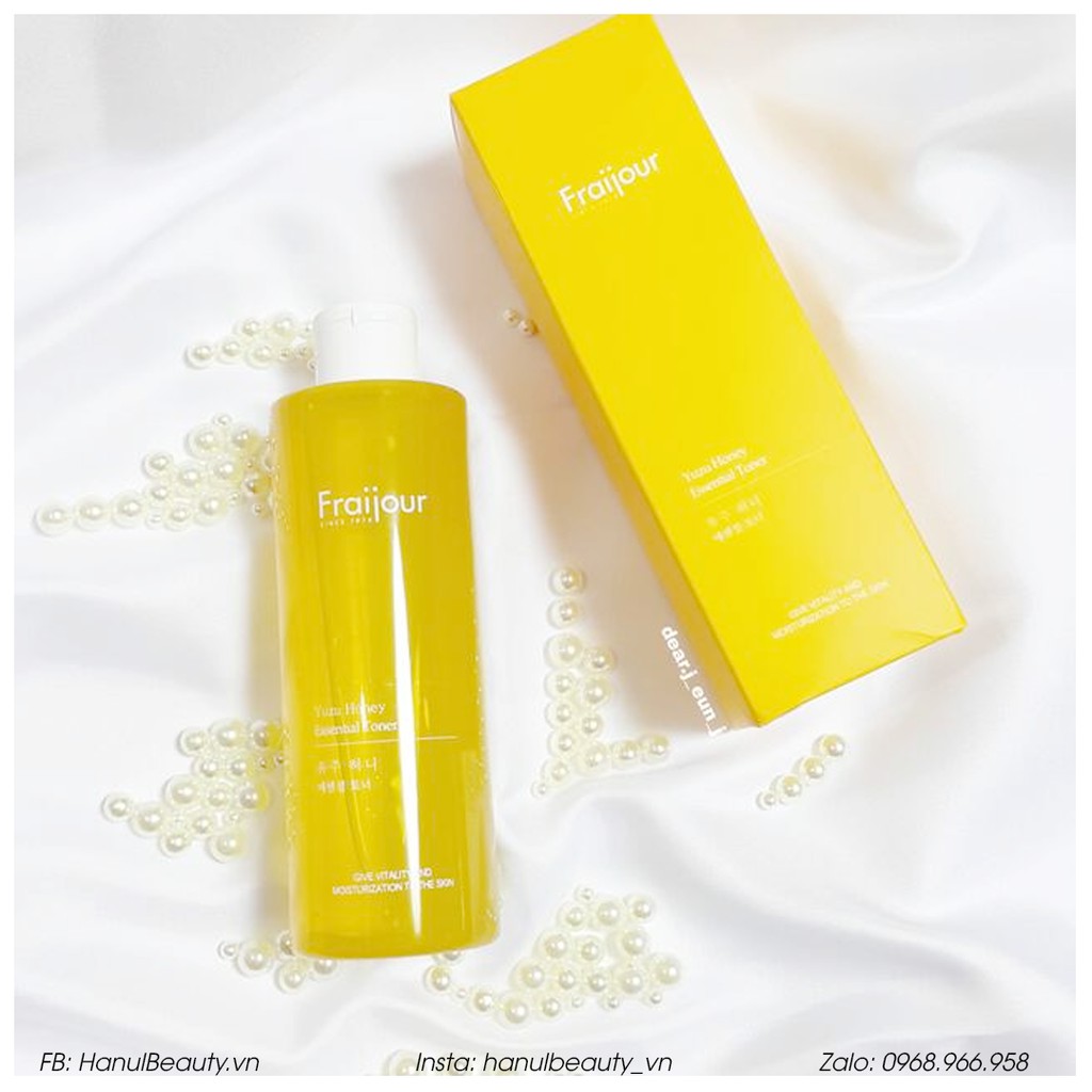 Toner FRAIJOUR dưỡng sáng da Yuzu Honey Essential Toner 250ml