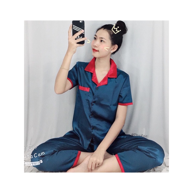 2b Pijama phi phối lụa