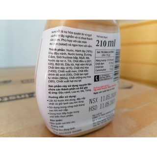 Nước xốt hành tây Kewpie chai 210ml