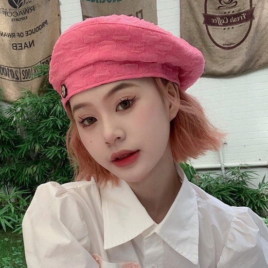 Mũ Beret Mỏng Phong Cách Hàn Quốc Thời Trang Xuân Thu Cho Nữ