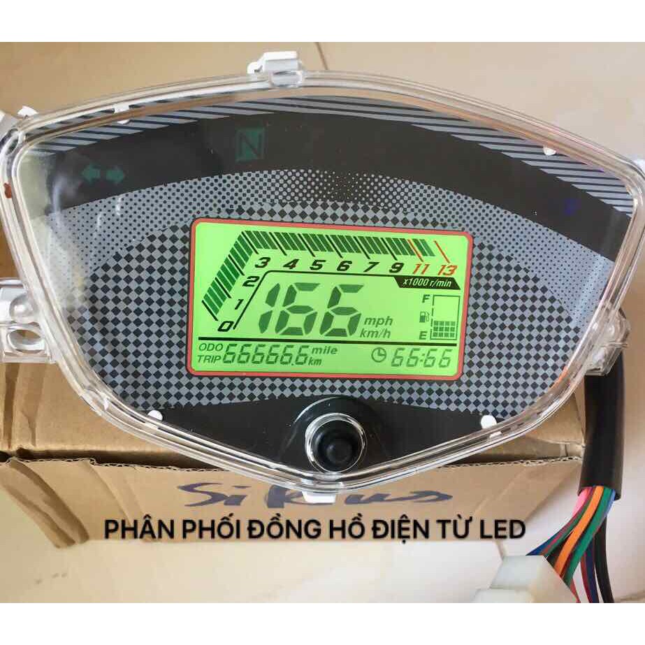 ĐỒNG HỒ ĐIỆN TỬ LED 7 MÀU CHO SIRIUS Mẫu MỚI