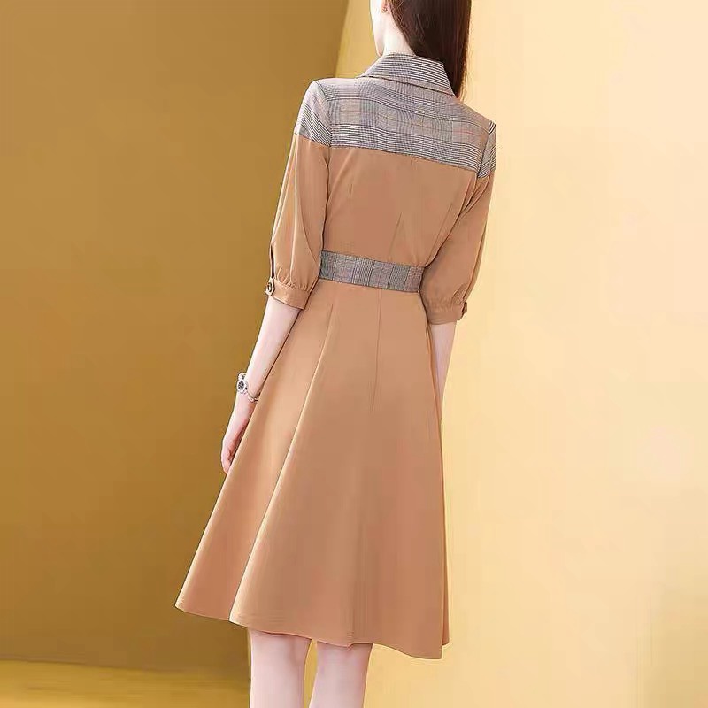 ĐẦM SƠ MI KÈM THẮT LƯNG THANH LỊCH SANG CHẢNH THỜI TRANG SIÊU XINH CHO CÁC CHỊ EM NYNA STORE