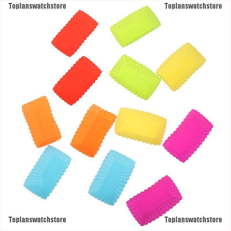 Set 12 Khuôn Silicone Làm Bánh Muffin Tạo Hình 3d Độc Đáo Tiện Dụng