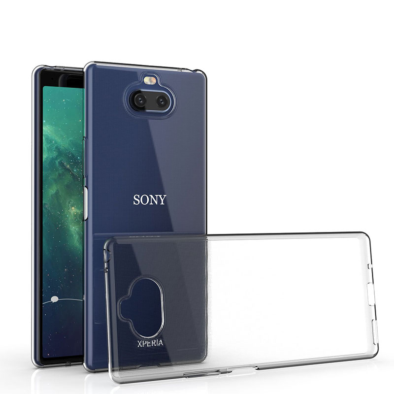 Ốp điện thoại trong suốt bảo vệ cho Sony Xperia 5 1 10 XA2 XA1 Plus L3 XZ3 XZ2 XZ1 Premium Compact Ultra L1 L2 XZs