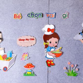 Tranh góc mầm non