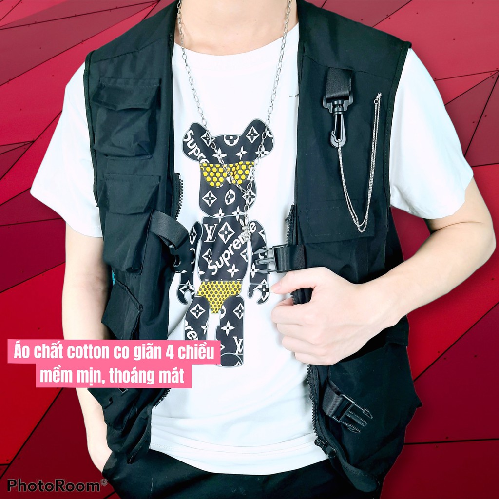 Áo Phông Nam Nữ Áo Thun Tay Ngắn Cổ Tròn In Hình Gấu Cá Tính Chất vải Đẹp Chuẩn Hàng May Xuất Xưởng Thời Trang KING DC | BigBuy360 - bigbuy360.vn