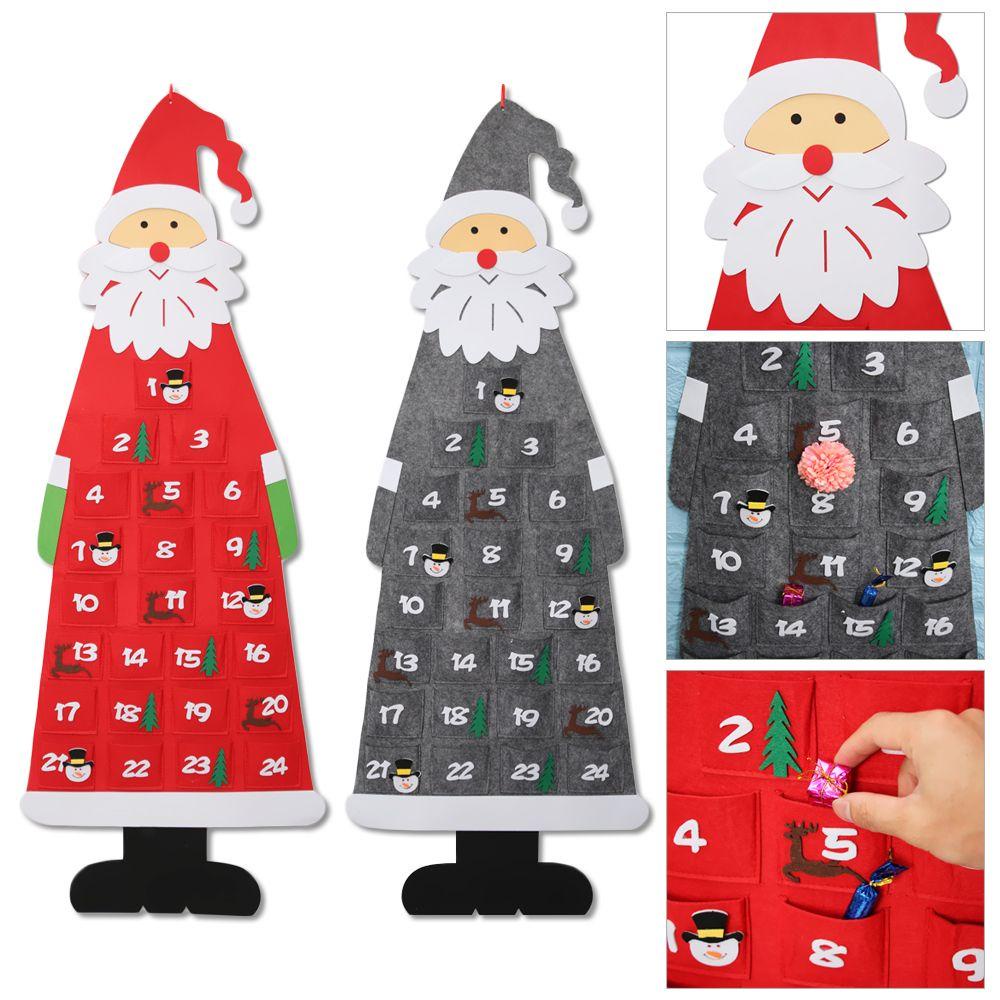 PINEVN Lịch Treo Tường Bằng Vải Không Dệt Chất Lượng Cao Trang Trí Giáng Sinh