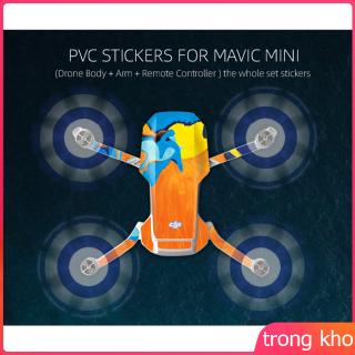 Sticker trang trí vỏ PVC cho toàn bộ Drone mini DJI Mavic