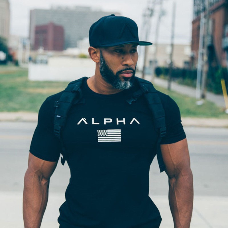 Áo Body Cộc Tay Tập GYM Alpha