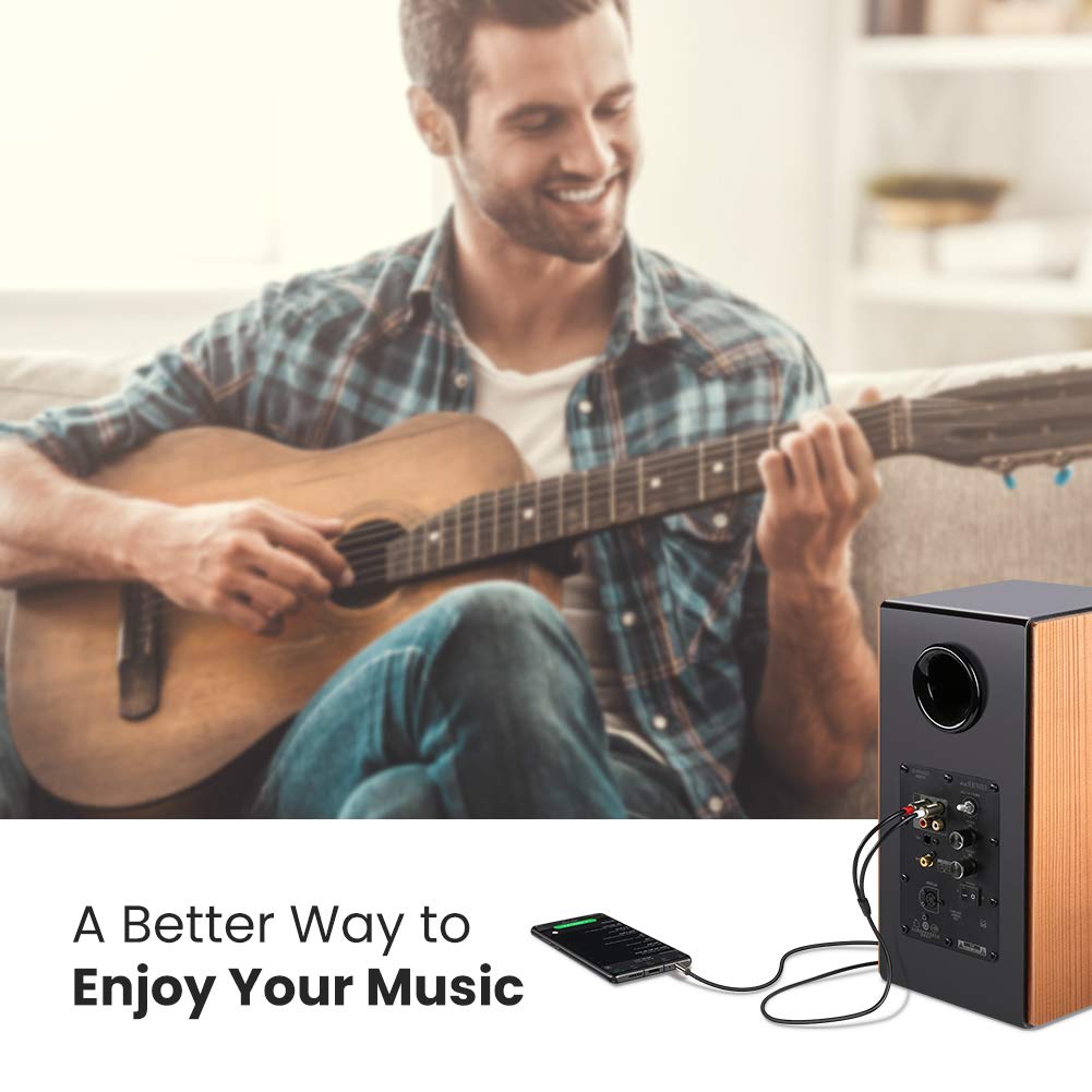 Cáp AV 3.5mm ra 2 đầu bông sen 1M đến 5M Ugreen AV116 - Dây 3.5 ra AV