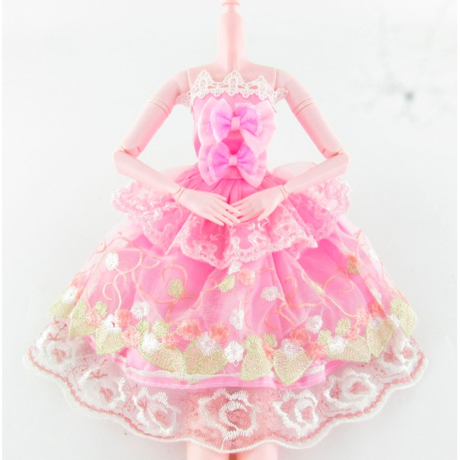 Mẫu váy đầm công chúa cho búp bê 1/3 (60cm) ms30-35