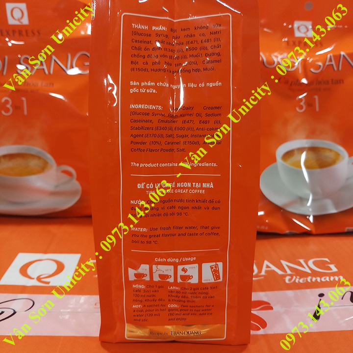 Gói nhỏ 20g cà phê sữa Buổi Sáng Trần Quang | BigBuy360 - bigbuy360.vn