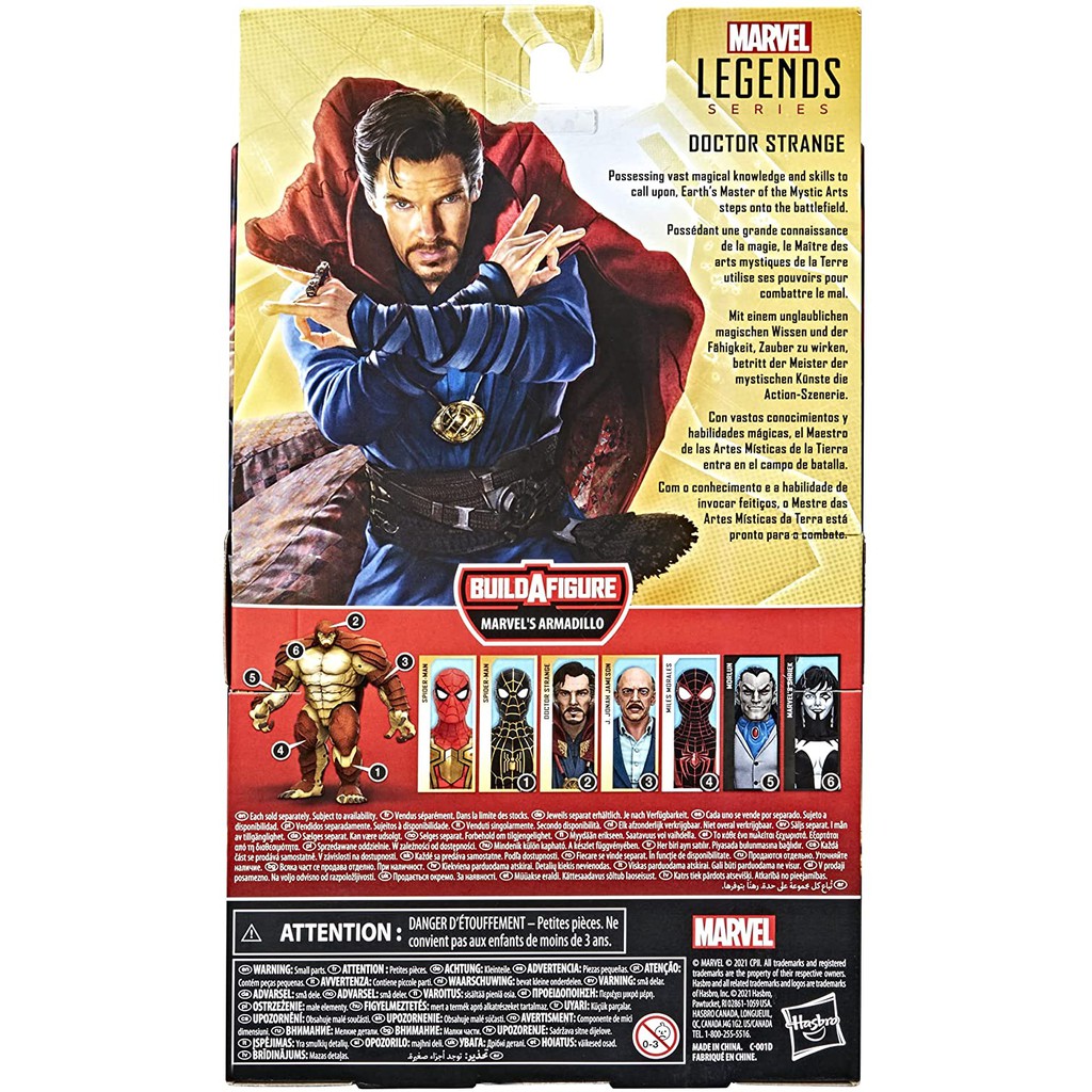 Doctor Strange Mô hình Hasbro ϟ Marvel Legends Series 6-inch ϟ Spider-Man 3: No Way Home