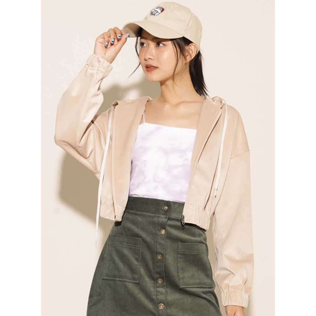 [Mã WABRM4  giảm 15% tối đa 50k đơn 150k] Áo 2 dây họa tiết ombre thời trang GAGO nellie crop purple màu tím GA3228 | BigBuy360 - bigbuy360.vn