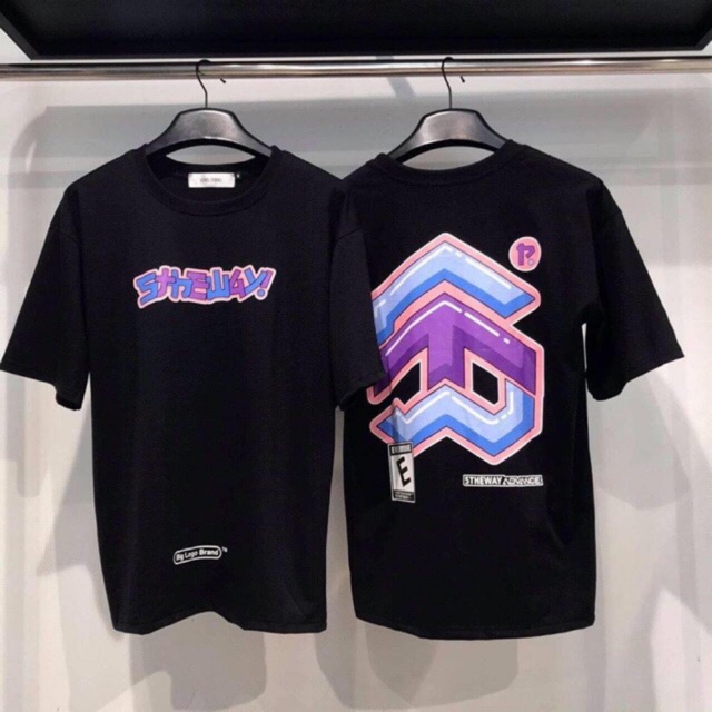 Áo Thun Tay Lỡ 5Way 💦 Đen 🐳 Nam nữ Unisex | BigBuy360 - bigbuy360.vn