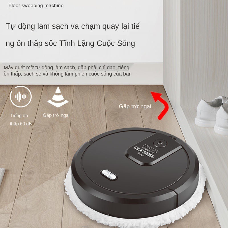 ✠﹊Robot quét và lau nhà tự động thông minh khô ướt máy tích hợp lười tạo tác