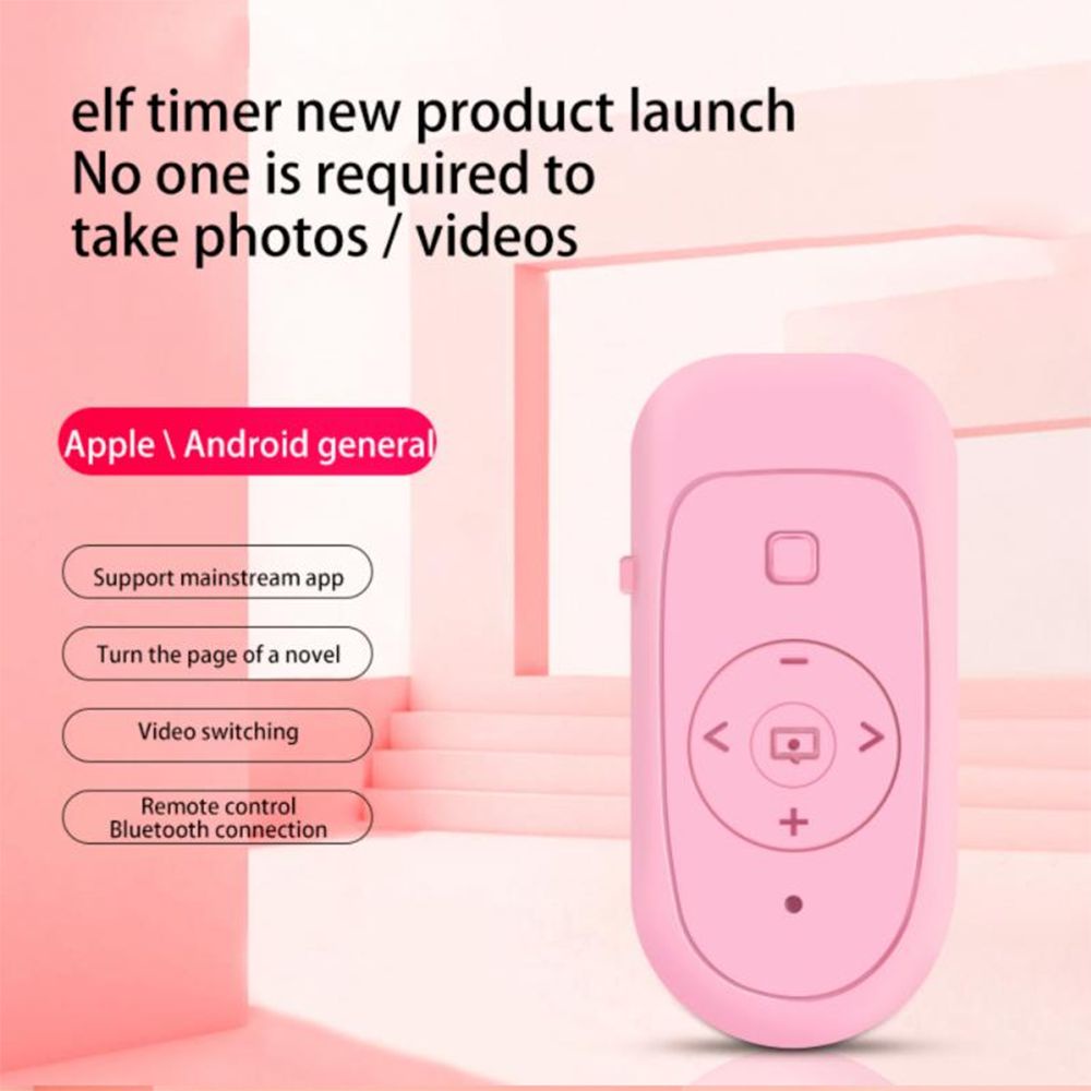 MALCOLM Online Bluetooth Remote Control Videos Remote Photo Remote Controller Camera Controller Take Photos Take Pictures Video Smart Remote Multifunctional Wirless Tik Tok Remote/Multicolor