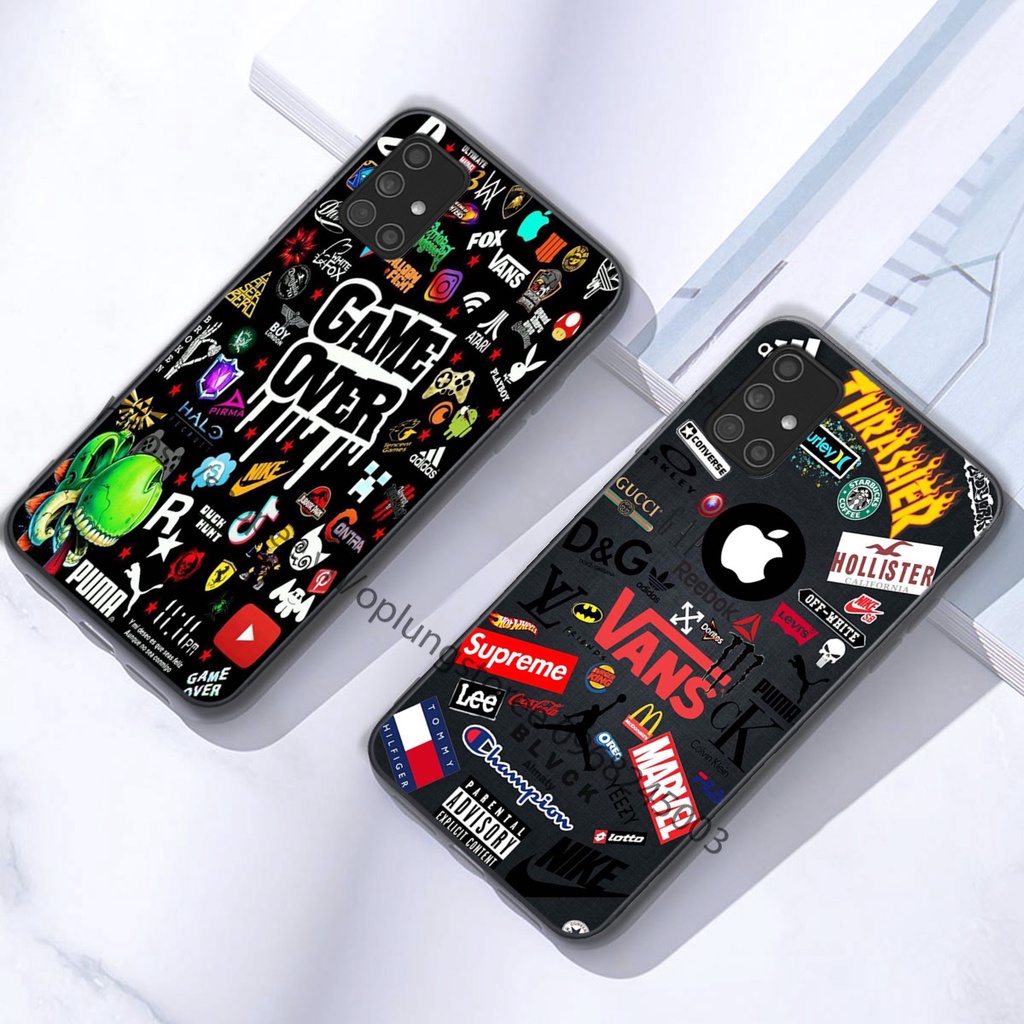 Ốp lưng Samsung A31 / A51 / A71 in hình thương hiệu thời trang đa sắc cá tính.