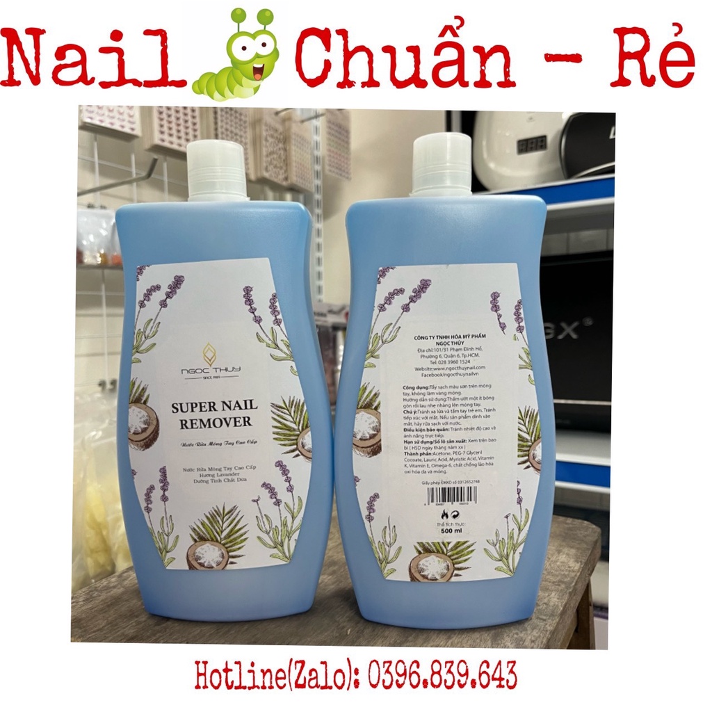 Axitone Ngọc Thuỷ Có dưỡng - Nước Tẩy Rửa Móng Có Dưỡng Không Lem Trắng