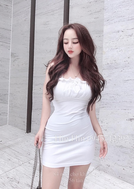 ĐẦM BODY SEXY HAI DÂY NHÚN NGỰC CỰC XINH | BigBuy360 - bigbuy360.vn