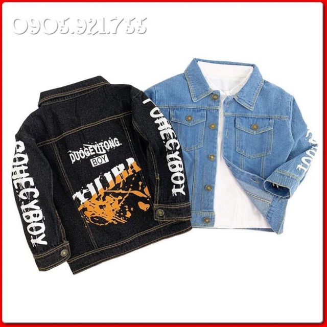 [SALE] AK18⚡Size 90-130⚡Áo khoác Jean cho bé, hiệu Xiliba⚡HÀNG QUẢNG CHÂU CAO CẤP - QUẦN ÁO TRẺ EM⚡ | BigBuy360 - bigbuy360.vn