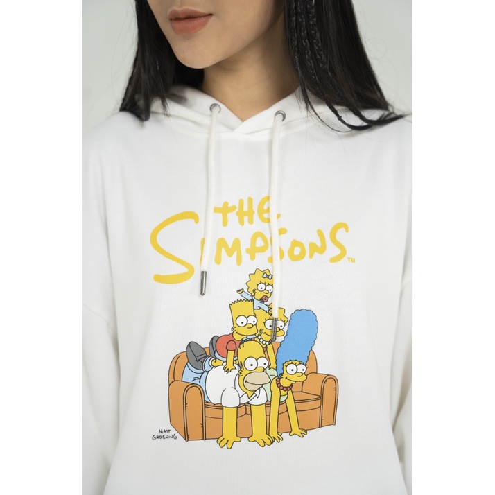 Áo Hoodie Nỉ Mũ Unisex BOO Dáng Oversized Chất Nỉ Cao Cấp In Graphic The Simpsons BZL