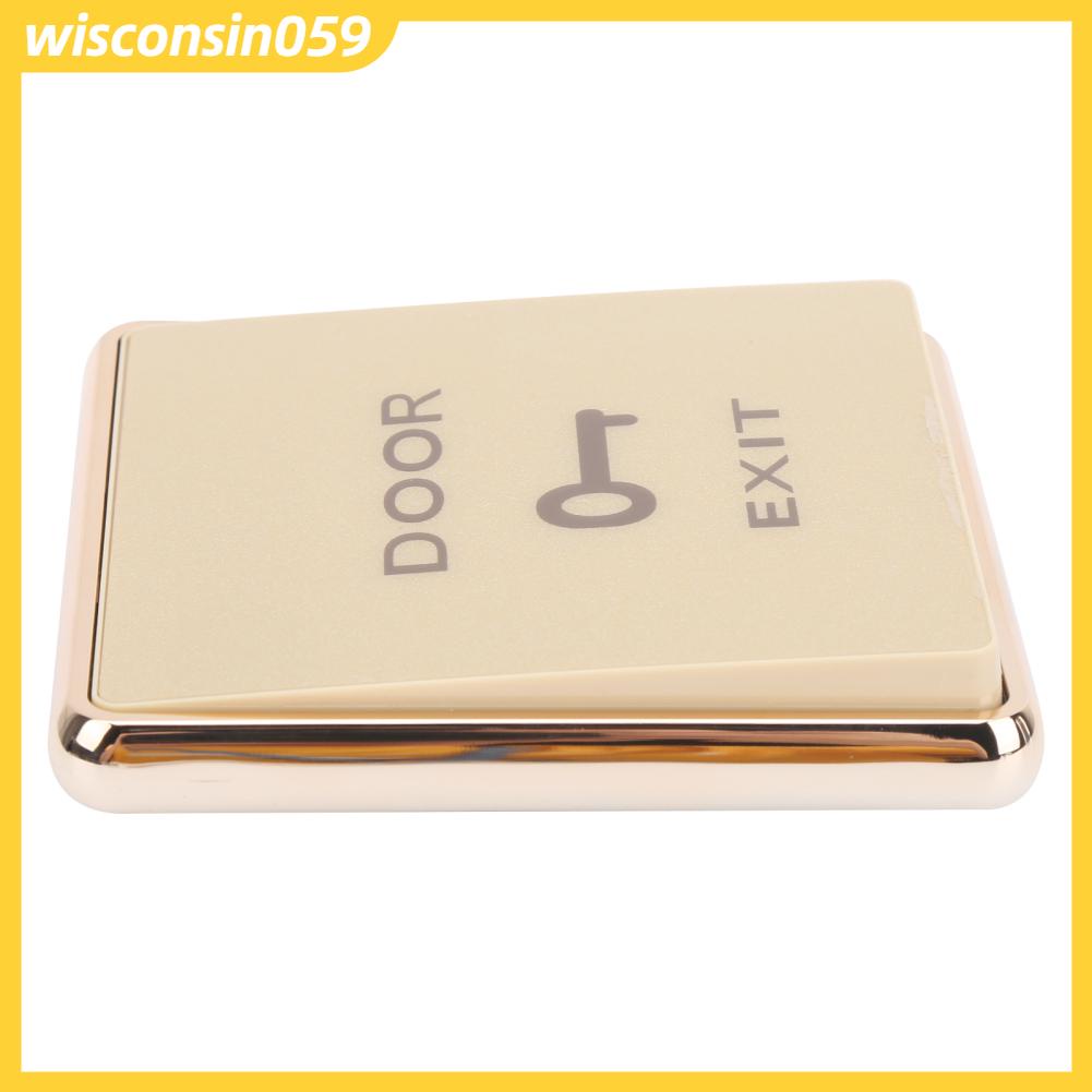Wisconsin059 Nút mở cửa DC12V Bảng điều khiển công tắc cho hệ thống kiểm soát truy cập an ninh của ty gia đình