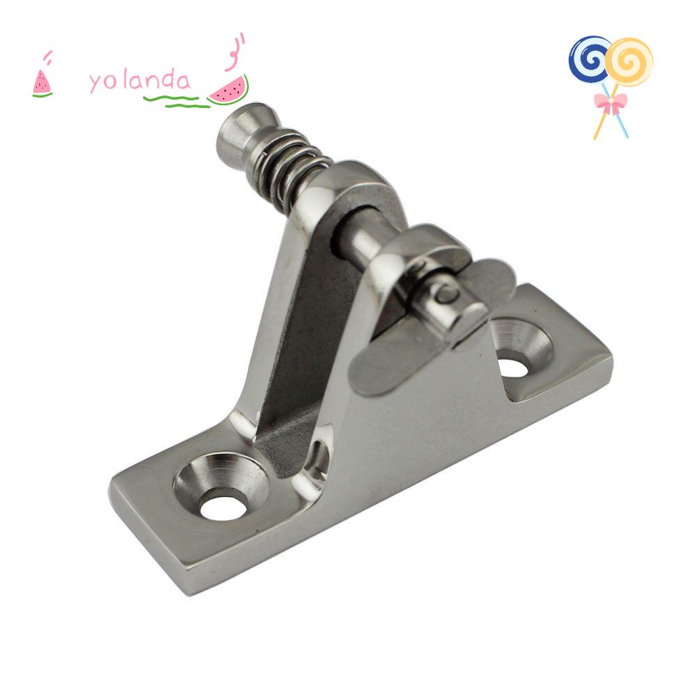 Bộ 1 / 2 Bản Lề Cửa Ra Vào Bằng Thép Không Gỉ Tiện Dụng Cho Tàu Thuyền