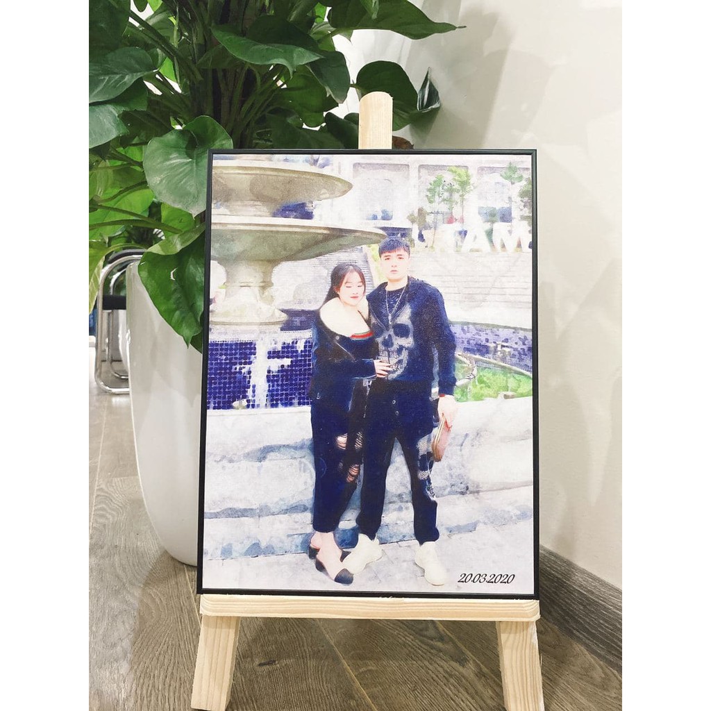 Tranh chân dung màu nước siêu đẹp , siêu bền chống nước, ẩm mốc giá chỉ từ 199k | BigBuy360 - bigbuy360.vn