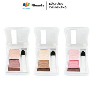 Phấn mắt 3 màu trang điểm kosé fasio pure bright eyes 4.1g