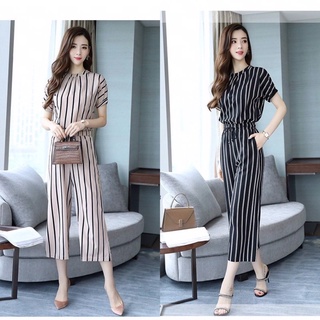 Sét bộ thời  trang bigsize từ 48-80 kg hoạ tiết kẻ sọc bao tôn dáng
