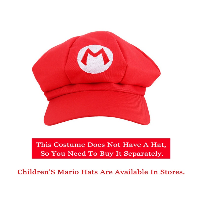 Bộ Trang Phục Cosplay Super Mario Dành Cho Trẻ Em