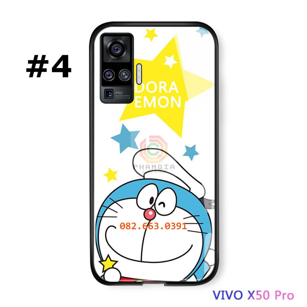 Ốp lưng Vivo X50 pro dẻo in hình Doraemon siêu sắc nét