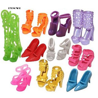 Set 10 đôi giày nhiều loại dành cho búp bê