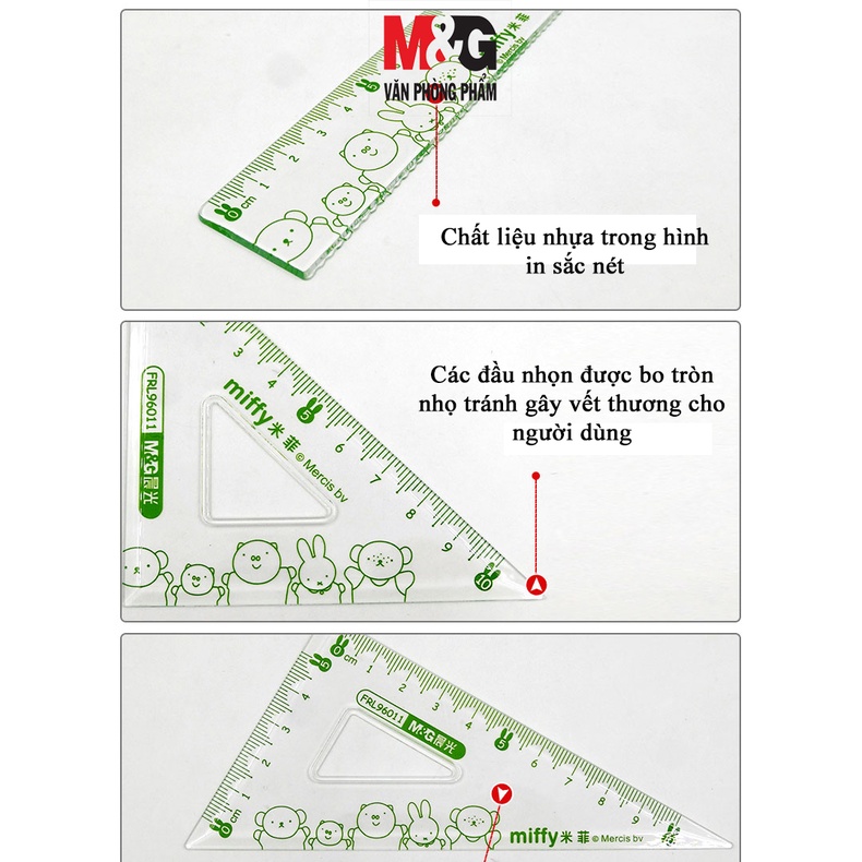 Thước bộ M&G FRL96011 Có hình chú Thỏ dễ thương