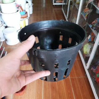 50 cái chậu trồng hoa lan kèm quai treo phi 18cm