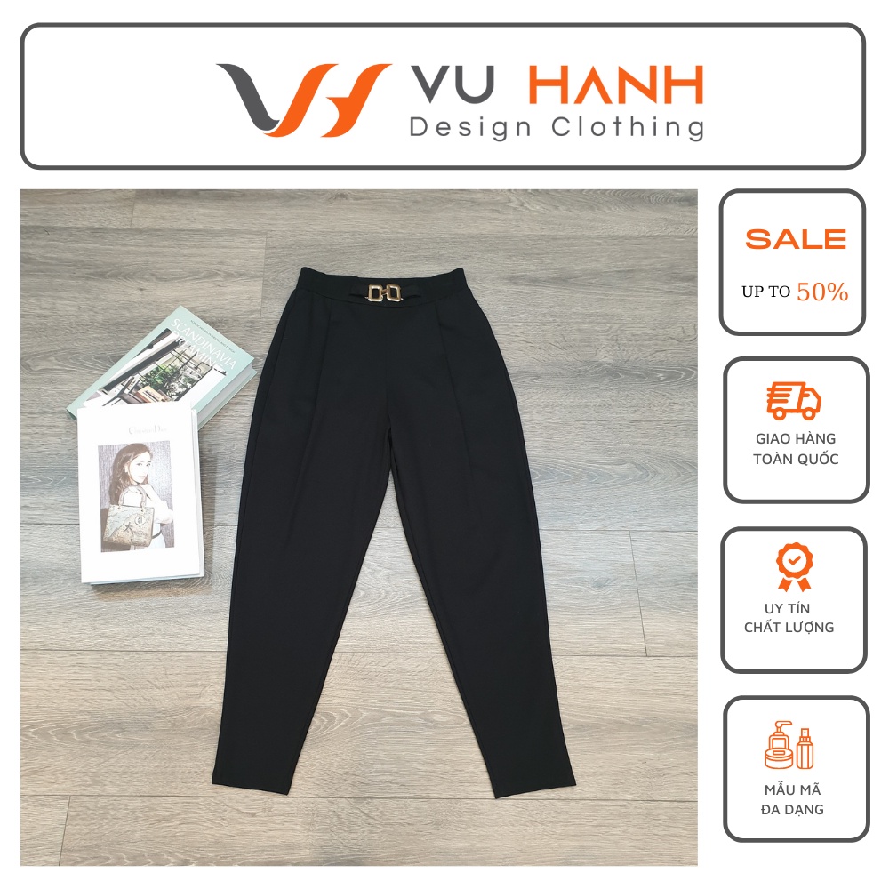 Quần umi đai xích, quần nữ co giãn | Shop Vũ Hạnh