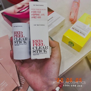 Thanh lăn mụn So’natural Red Peel Clear Stick
