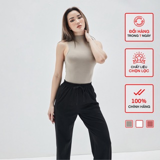 Áo Ba Lỗ Cổ 3cm Dáng Thường Nữ BUSY Rayon Cao Cấp Co Giãn Ôm Sát BL12T