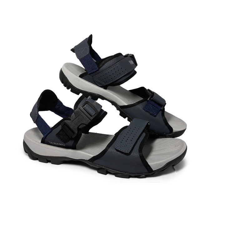 Giày sandal nam Teramo hay sandan nam TRM27 xanh đen kiểu giày sandal nam quai ngang