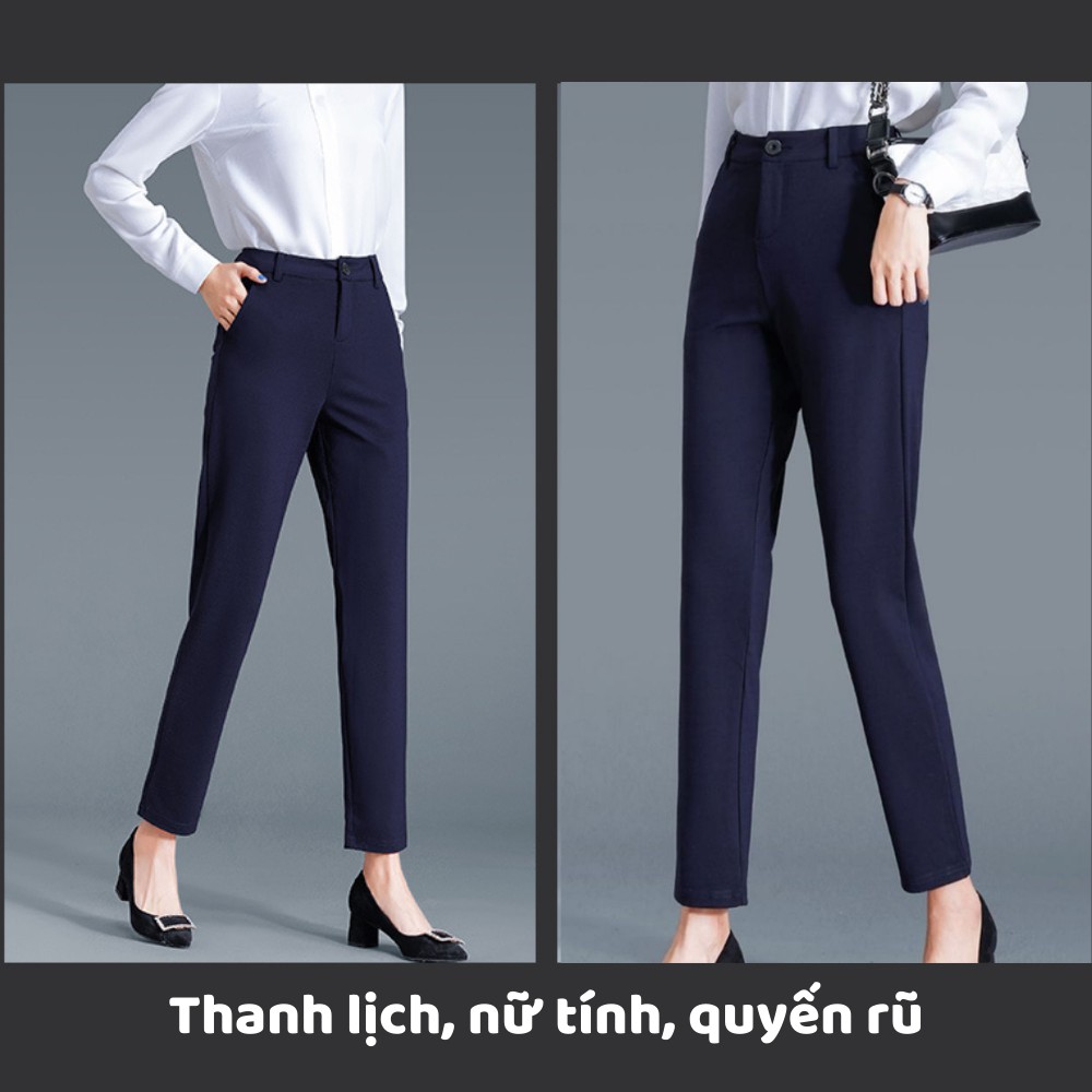 Quần Baggy Nữ Công Sở, Chất Vải Tuyết Mưa[ HÀNG ĐẸP] Mix Đồ Đi Làm - Đi Học- Đi Chơi - Tôn dáng,Thanh Lịch, Hiện Đại HOT | BigBuy360 - bigbuy360.vn