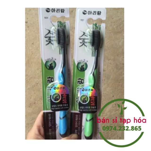 Bàn Chải Đánh Răng Hàn Quốc P/H 921 - Bàn Chải Than Tre Than Hoạt Tính